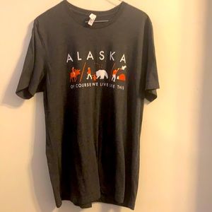 Alaska print t shirt